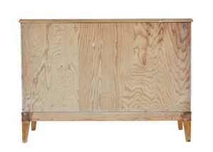 Mid-20th Century Scandinavian Painted Elm Chest of Drawers Commode — thumbnail 4