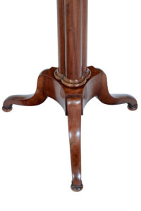 19th Century Danish Mahogany Work Occasional Table — thumbnail 2