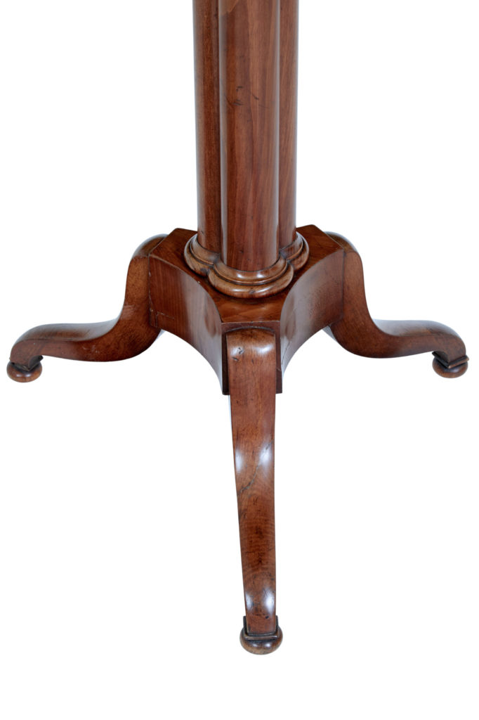 19th Century Danish Mahogany Work Occasional Table — image 2