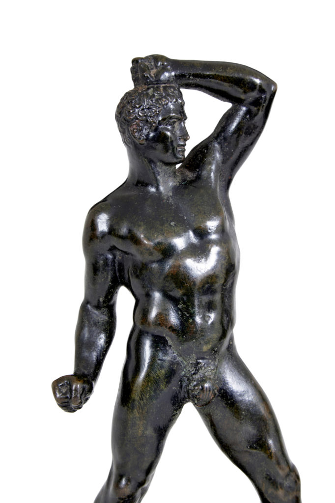 Pair of 19th Century Bronze Athlete Figures After Canova — image 3
