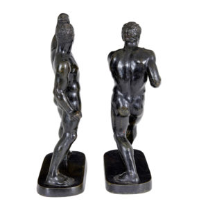 Pair of 19th Century Bronze Athlete Figures After Canova — thumbnail 6