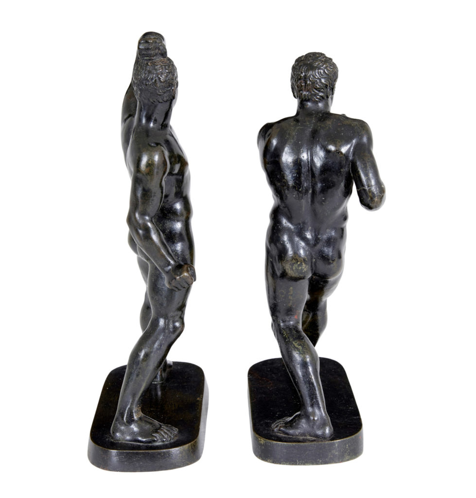 Pair of 19th Century Bronze Athlete Figures After Canova — image 6