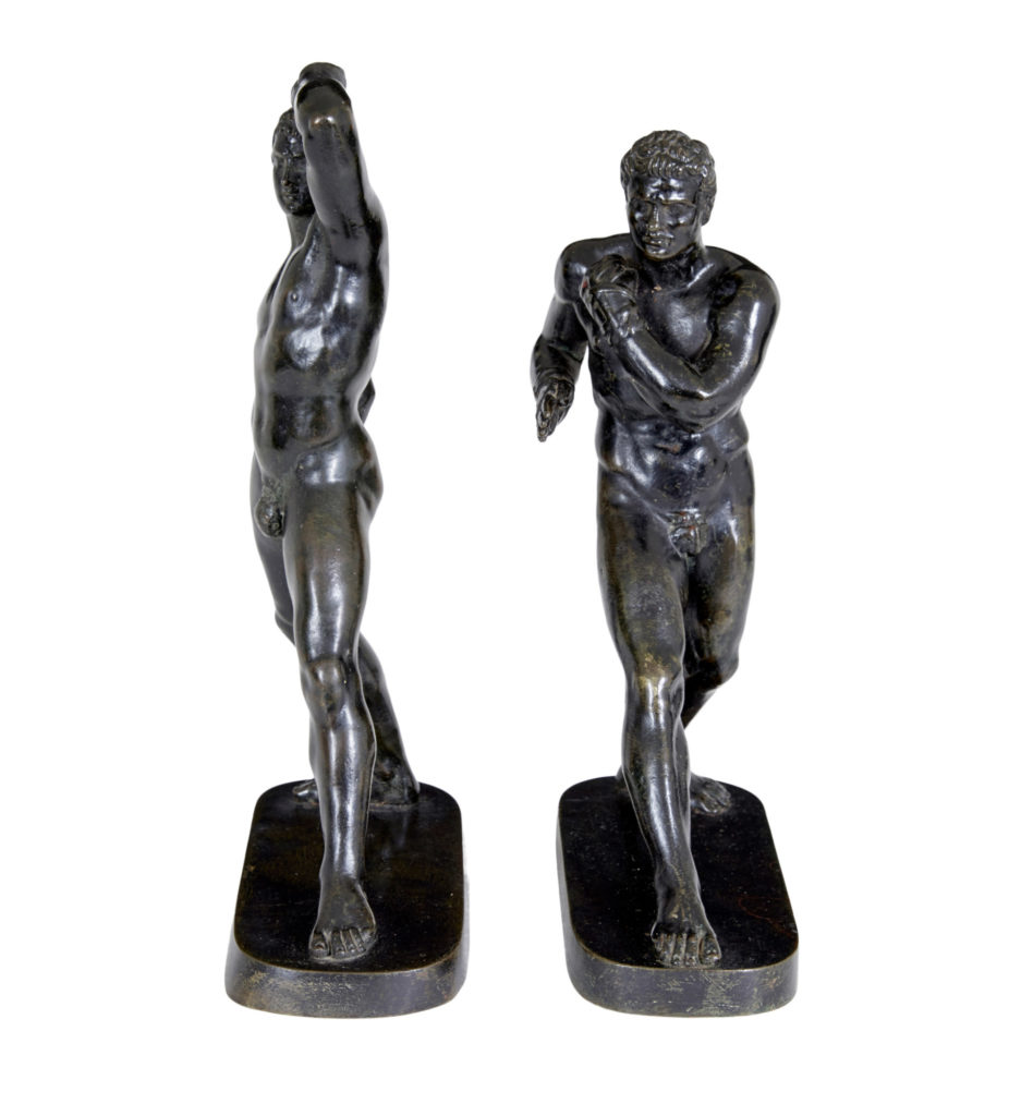 Pair of 19th Century Bronze Athlete Figures After Canova — image 8