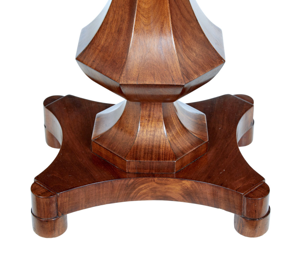 19th Century Empire Revival Flame Mahogany Work Table — image 2