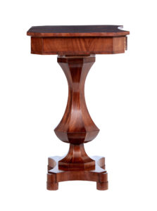 19th Century Empire Revival Flame Mahogany Work Table — thumbnail 5