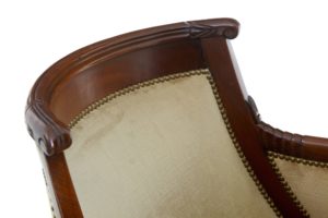 1970’s Empire Influenced 3 Piece Mahogany Suite — thumbnail 2