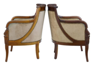 1970’s Empire Influenced 3 Piece Mahogany Suite — thumbnail 4