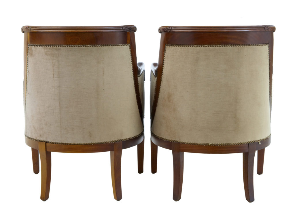1970’s Empire Influenced 3 Piece Mahogany Suite — image 3