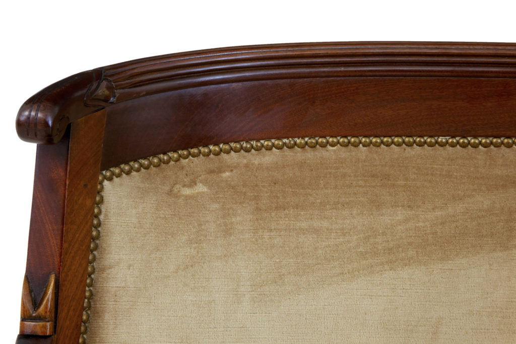 1970’s Empire Influenced 3 Piece Mahogany Suite — image 7