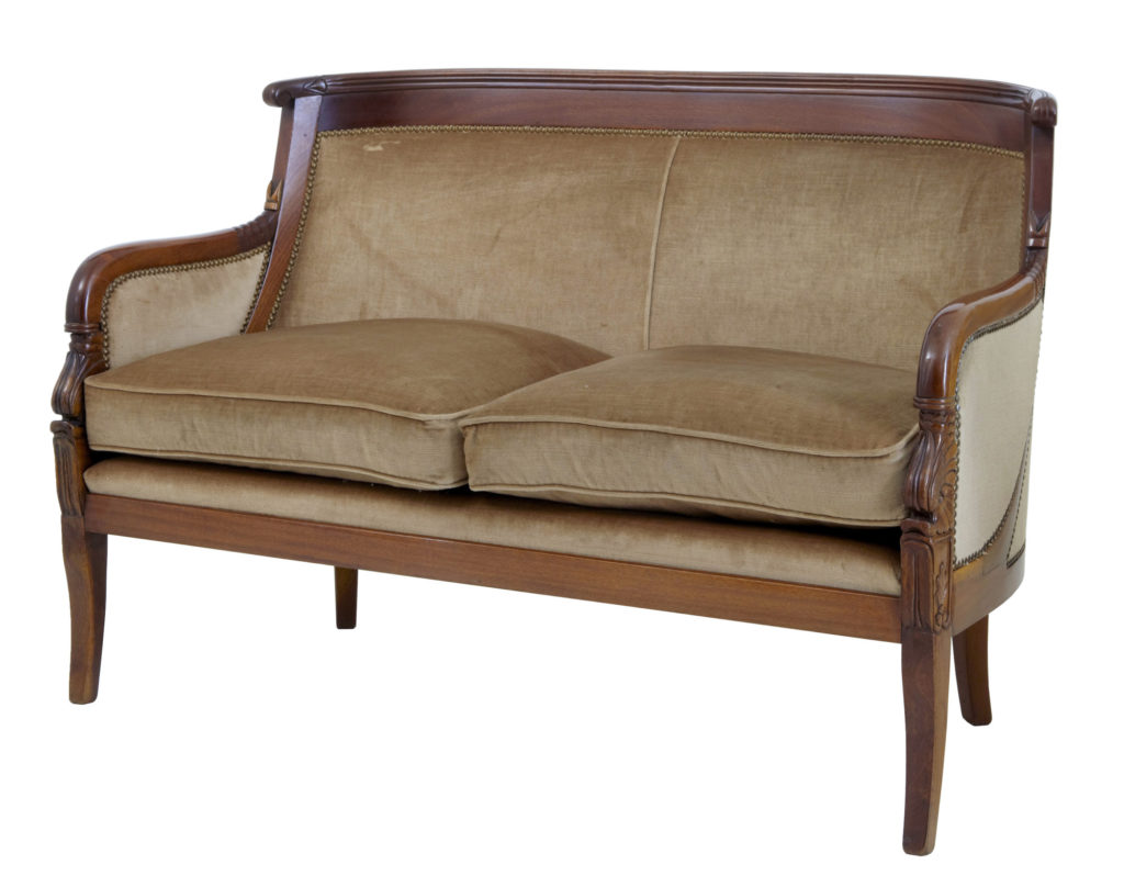 1970’s Empire Influenced 3 Piece Mahogany Suite — image 10