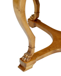 Mid 20th Century Scandinavian Burr Elm Coffee Table — thumbnail 2