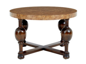 Scandinavian Art Deco Burr Elm Coffee Table — thumbnail 6