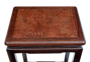 Late 19th Century Chinese Burr Occasional Table — thumbnail 4