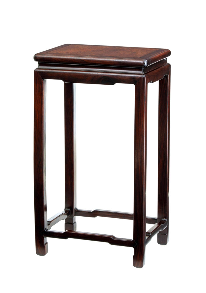 LATE 19TH CENTURY CHINESE BURR OCCASIONAL TABLE