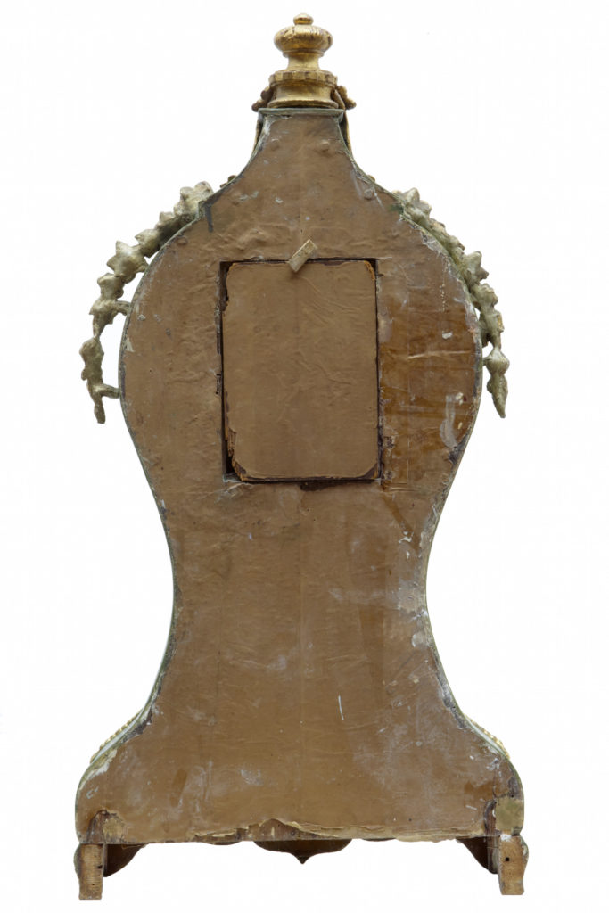 18th Century Swedish Gustavian Gilt and Painted Mantle Clock — image 4