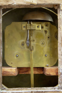 18th Century Swedish Gustavian Gilt and Painted Mantle Clock — thumbnail 3