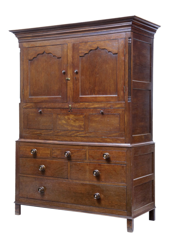 Early 19th Century and Later Oak Cupboard