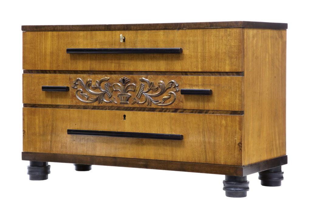 20th Century Art Deco Birch Chest of Drawers