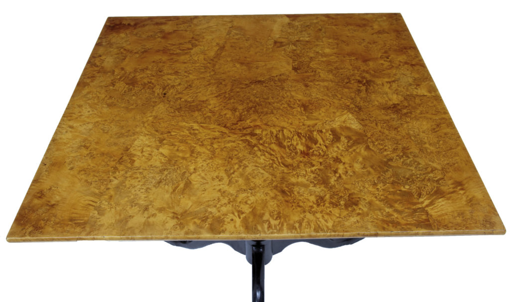 19th Century Swedish Birch Root Tilt Top Table — image 2