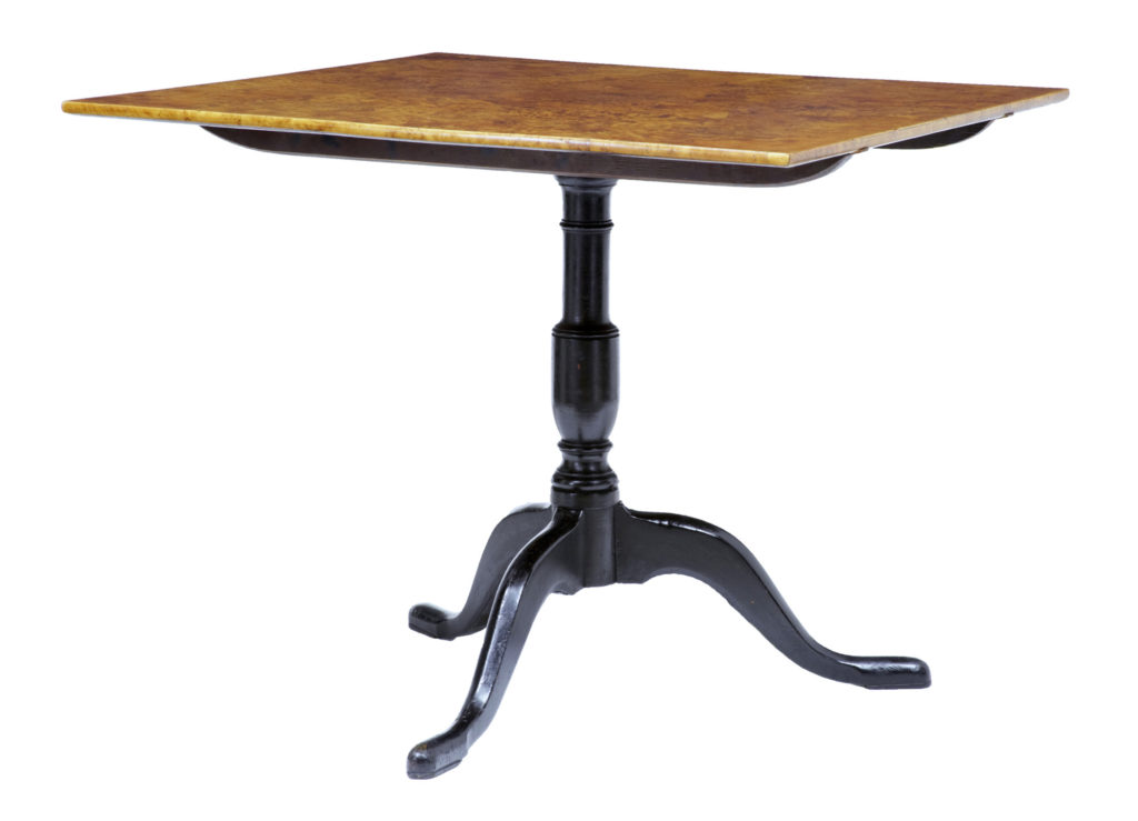 19th Century Swedish Birch Root Tilt Top Table — image 1