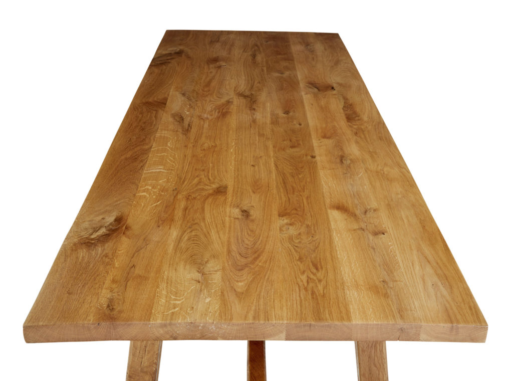 Impressive Solid Oak Dining Table and Benches by Garbo — image 9