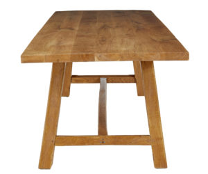 Impressive Solid Oak Dining Table and Benches by Garbo — thumbnail 11