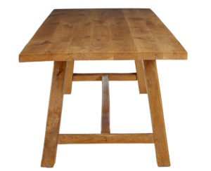Impressive Solid Oak Dining Table and Benches by Garbo — thumbnail 12