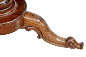 Mid 19th Century Flame Mahogany Tilt Top Breakfast Table — thumbnail 2
