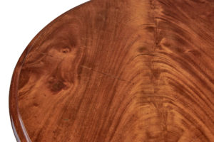 Mid 19th Century Flame Mahogany Tilt Top Breakfast Table — thumbnail 5