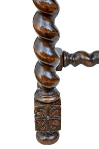 Early 20th Century Carved Oak Side Table by Waring and Gillow — thumbnail 2