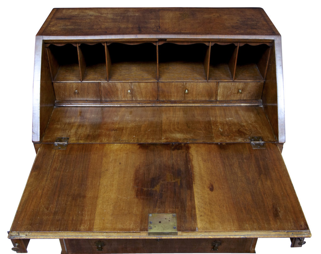18th Century Walnut Bureau of Small Proportions — image 2