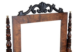 19th Century Swedish Birch Vanity Mirror — thumbnail 2