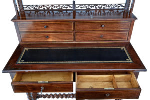French 19th Century Palisander Ladies Writing Table — thumbnail 2
