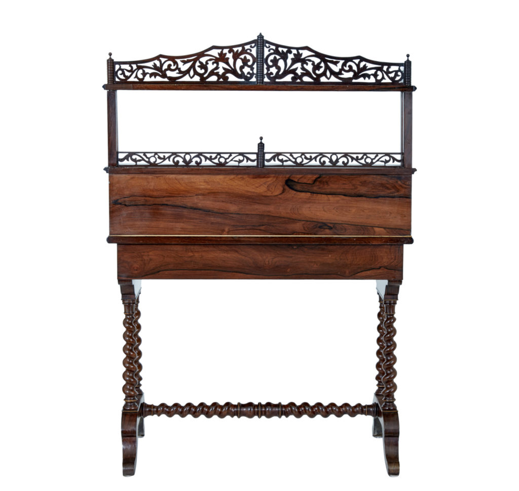 French 19th Century Palisander Ladies Writing Table — image 4