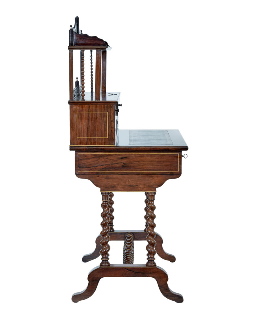 French 19th Century Palisander Ladies Writing Table — image 5