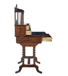 French 19th Century Palisander Ladies Writing Table — thumbnail 6