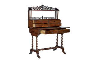 French 19th Century Palisander Ladies Writing Table — thumbnail 7