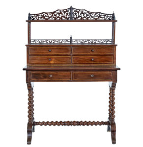 French 19th Century Palisander Ladies Writing Table — thumbnail 8