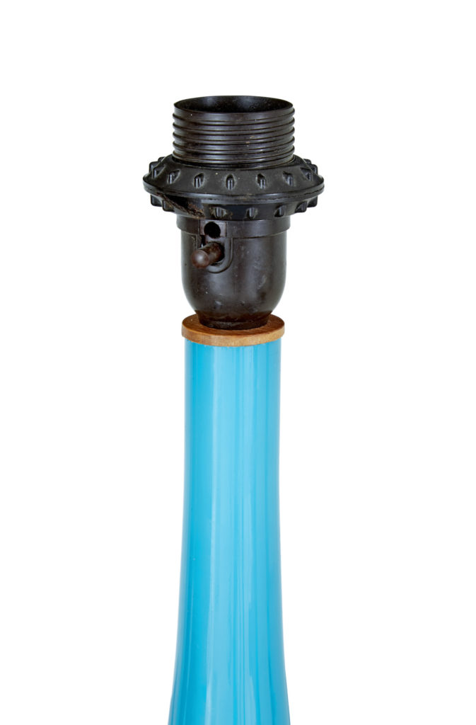 Mid 20th Century Glass Table Lamp by Bergboms — image 2