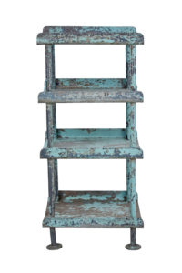 1920’s Industrial Painted Shelving Stand — thumbnail 3
