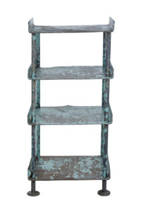 1920’s Industrial Painted Shelving Stand — thumbnail 4