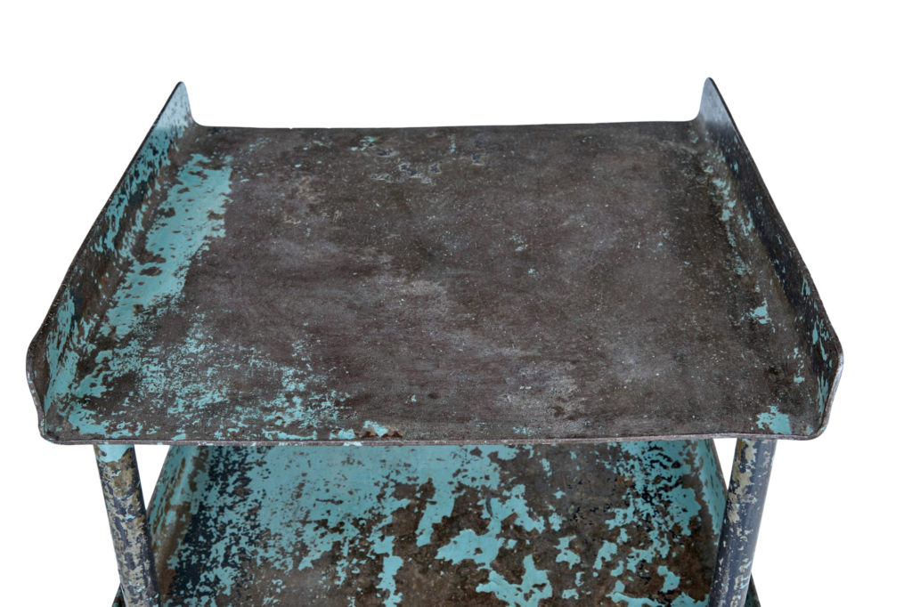 1920’s Industrial Painted Shelving Stand — image 6