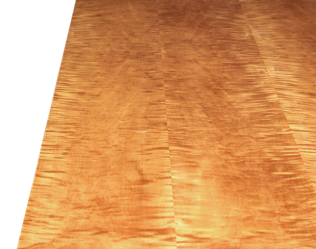Mid 20th Century Birch Library Table of Large Proportions — image 2