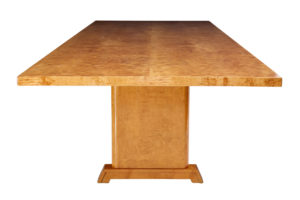 Mid 20th Century Birch Library Table of Large Proportions — thumbnail 6