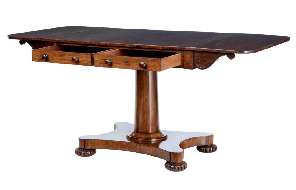 19th Century Regency Palisander Sofa Table — image 5