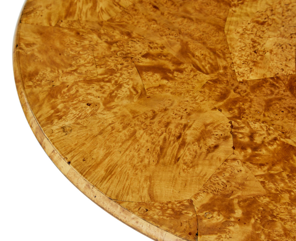 Swedish Mid 18th Century Alder Root Tripod Table — image 4