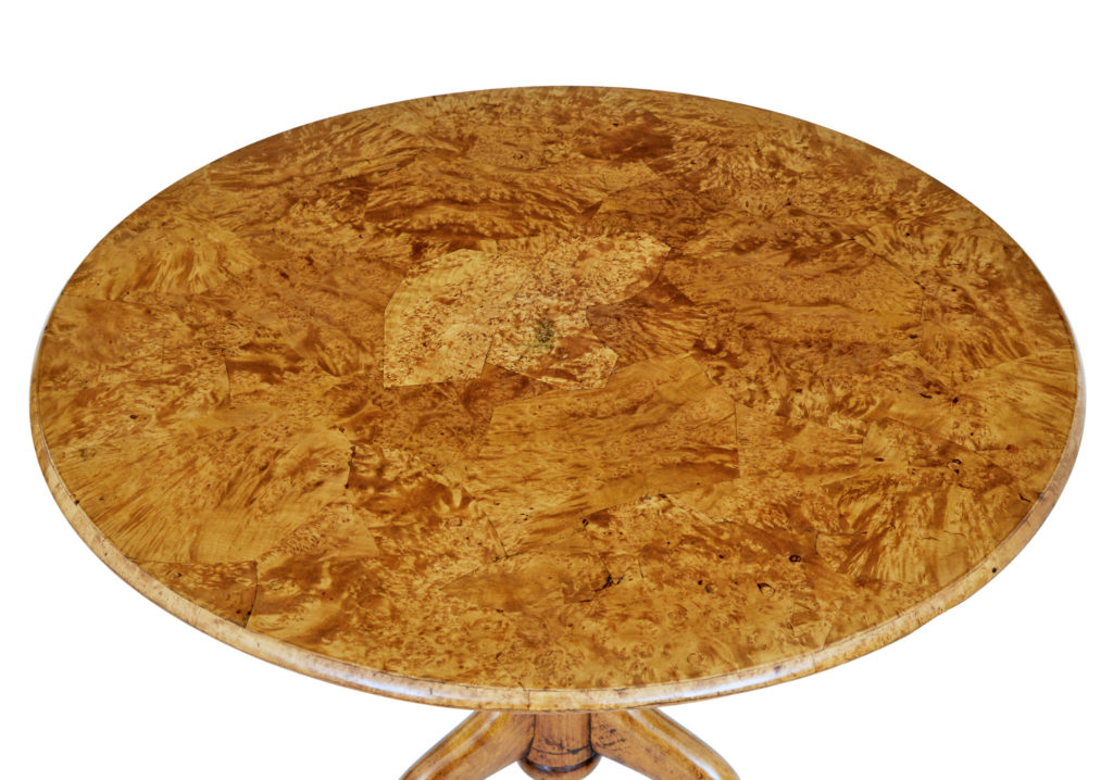 Swedish Mid 18th Century Alder Root Tripod Table — image 6