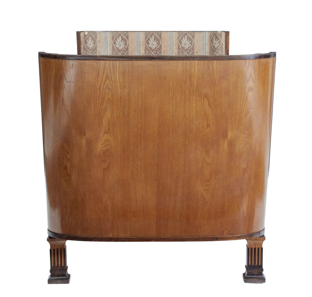Erik Chambert Art Deco Swedish Elm and Birch Daybed — image 7