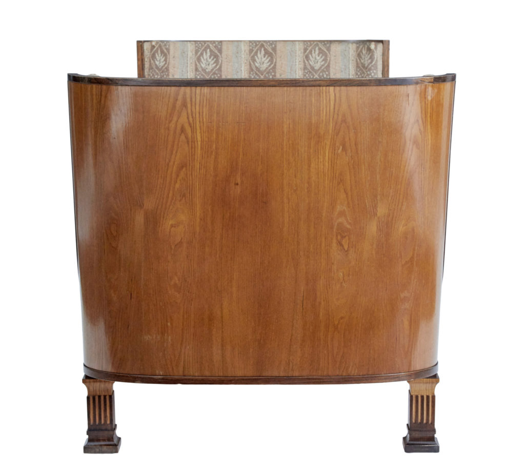 Erik Chambert Art Deco Swedish Elm and Birch Daybed — image 6