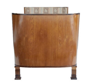 Erik Chambert Art Deco Swedish Elm and Birch Daybed — thumbnail 6